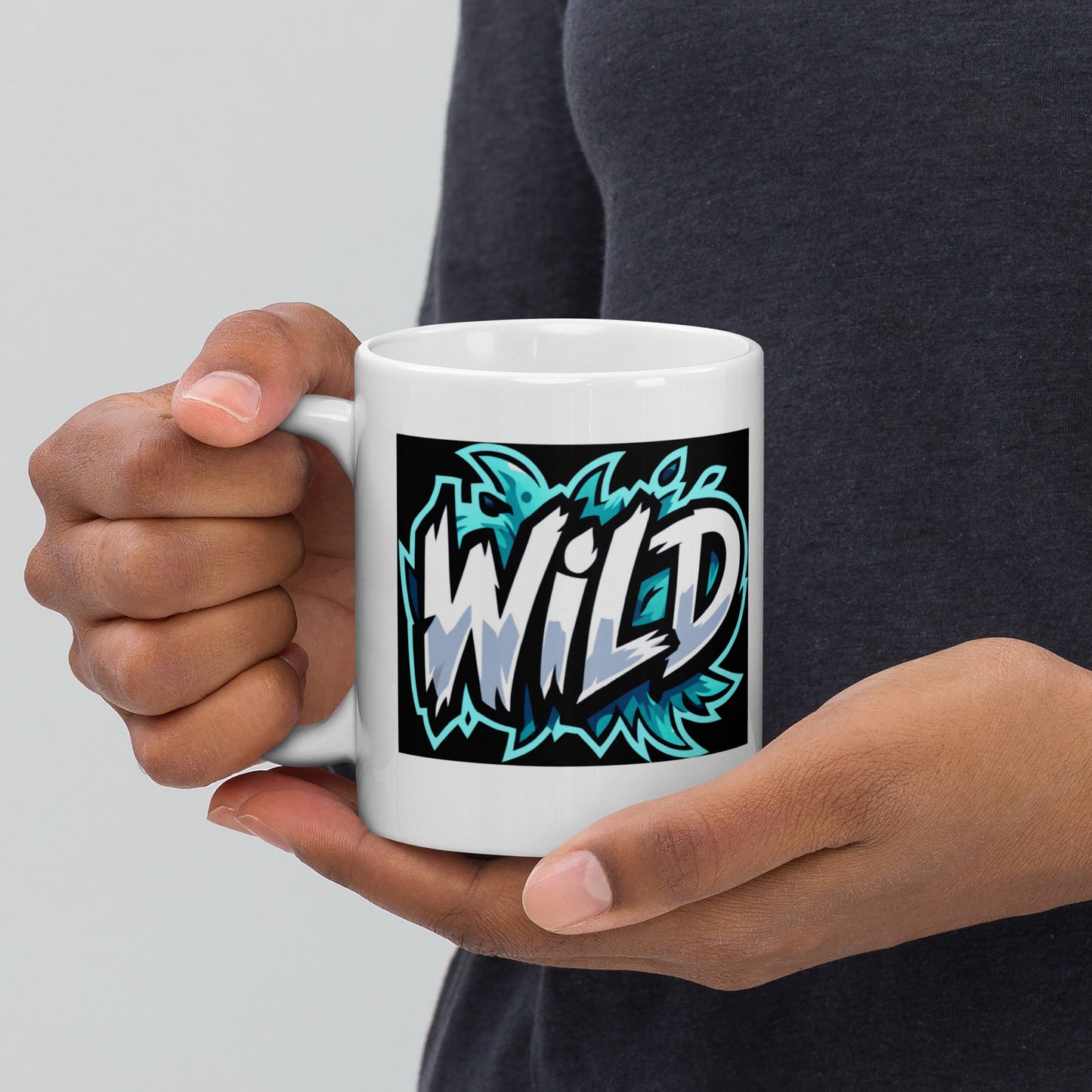 WILD - White glossy mug