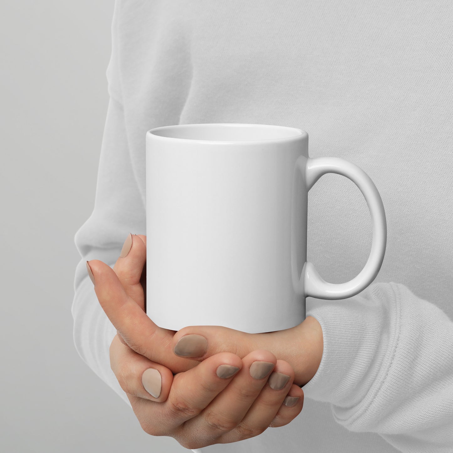 PRAY - White glossy mug